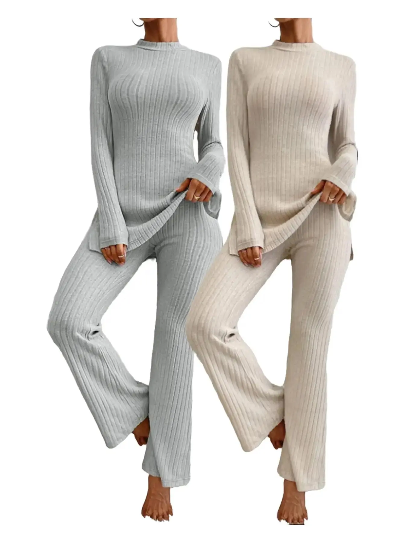 Light Gray*1 pc+Apricot*1 pc