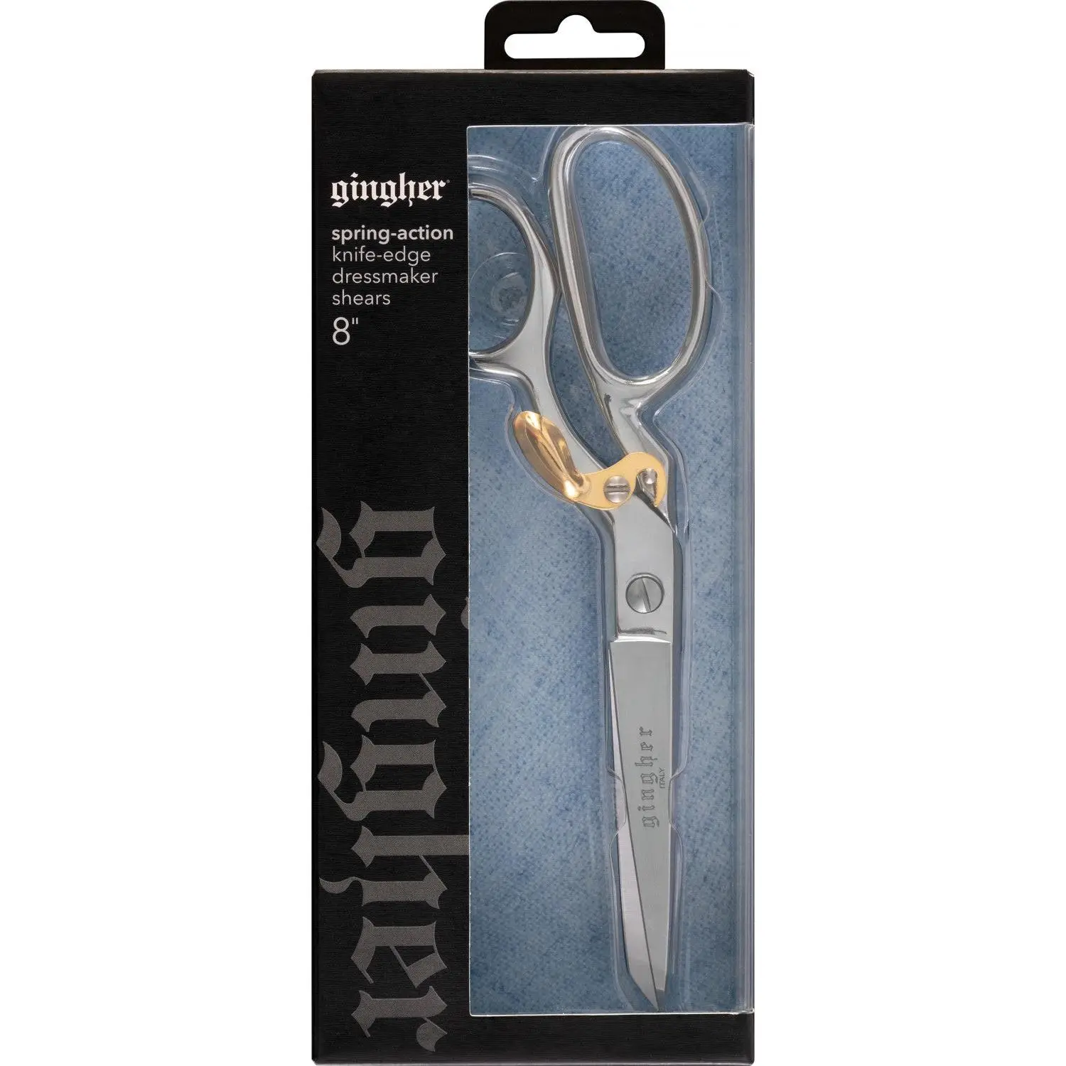 Gingher 8in Knife Edge Spring Action Dressmaker Shears