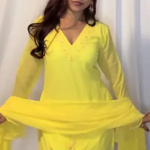 Yellow 90s Kurti