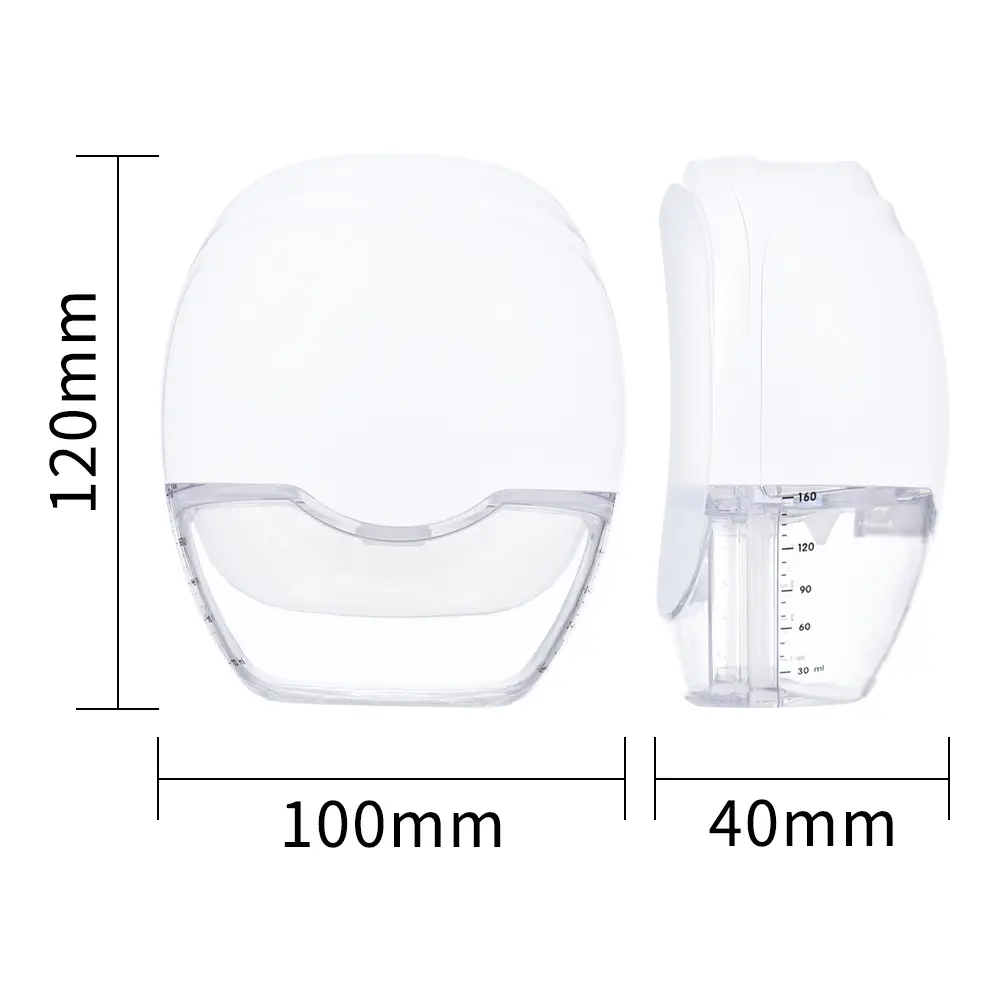 2-Pack Electric Breastfeeding Pump Set - Handheld Manual Convertible, 2 Hubs, Lightweight IP21 Waterproof Food-Grade Material, LED Display, 8 Adjustable Natural Suction Levels, Silent Operation