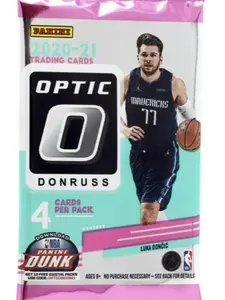 NBA Panini Donruss Optic 2020-2021 Mega Pack - 4 Cards Per Pack