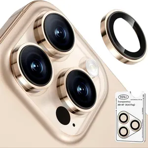 2 Pack Camera Lens Protection Film for iPhone 17/16/15/14/13/12/11, Includes Removal Tool, Anti-Fog High-Quality Glass, Durable Design