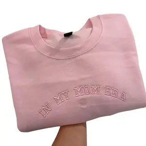 In My Mom Era Embroidered Sweatshirt - Long Sleeve, Casual Style, Medium Length, Comfortable Fit