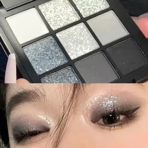 Heavy Metal 9-Color Eyeshadow Palette, Deep Matte and Shimmer Finishes, Punk, Shades, Bold Eye Makeup