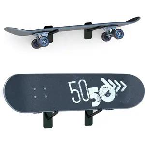 4pcs Skateboard Wall Mount Hanger Skate Deck Display Holder Hook Ski Longboard Snowboard Storage Rack for Garage