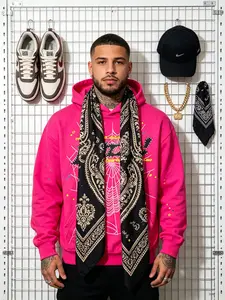 Y2k Men's Fitted Breathable Casual Hooded Pullover Sweatshirt - Spider Web Pattern, Letter Print, Colorful Stars, Street Punk Style, Fall & Winter Menswear Graphic Knit Top