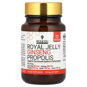 Bee & You Royal Jelly Ginseng Propolis, 60 Tablets