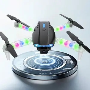Flash Foldable Drone, Beginner's Introductory Flying Machine, Handle Remote Control, One Key Takeoff/Landing & Simple Operation, 360 Degree Flip, Horizontal Gyro, 6 Minutes Of Flight Time Per Charge, Gift For Holiday / Birthday.