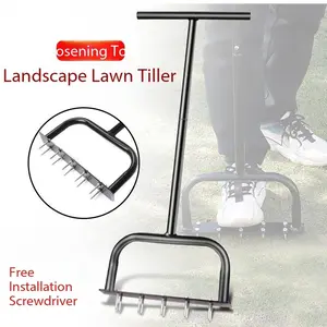 Standing Garden Soil Aerator, 4.5cm Penetration Design, Ideal for Lawns and Orchards, No Bending, Efficient Soil Loosening, Essential Gardening Tool, Durable Gardening Tool