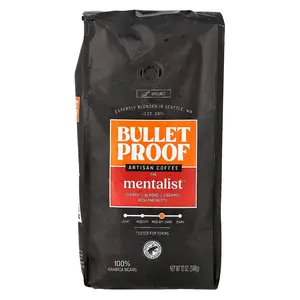 BulletProof Artisan Coffee, The Mentalist™, Ground, Medium-Dark Roast, 12 oz (340 g)