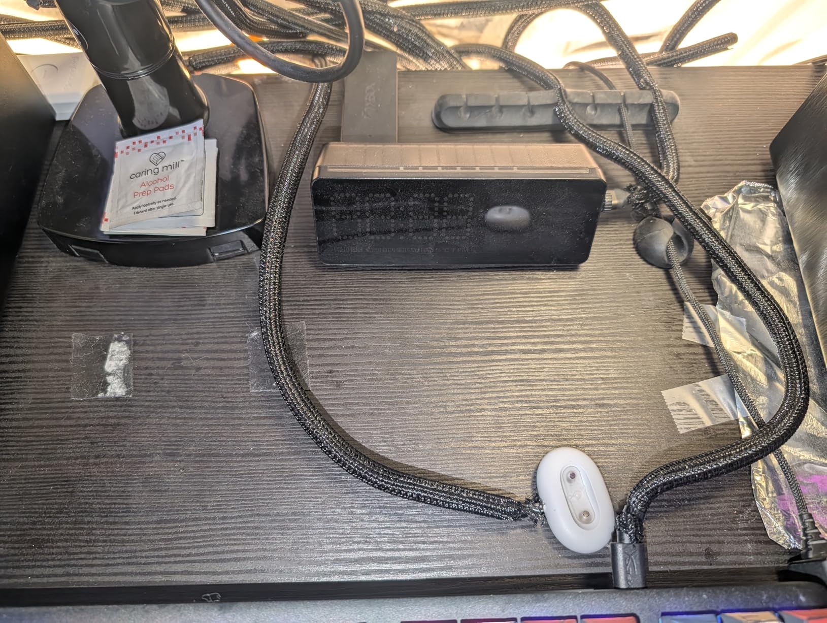 10ft - 1/2 inch Cord Protector Wire Loom Tubing Cable Sleeve Split Sleeving For USB Cable Power Cord Audio Video Cable – Protect Cat From Chewing - Black