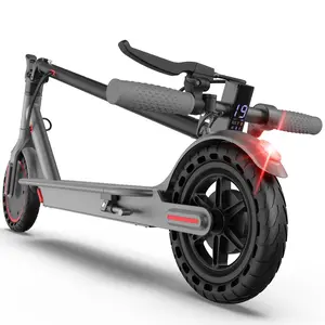 SummerVibes AOPO Electric Scooter with 350W Motor | 19 mph Top Speed, 16 Miles Range, 36V Battery | Foldable Design with App Control & Dual Braking System | Perfect Gift for Family and Friends