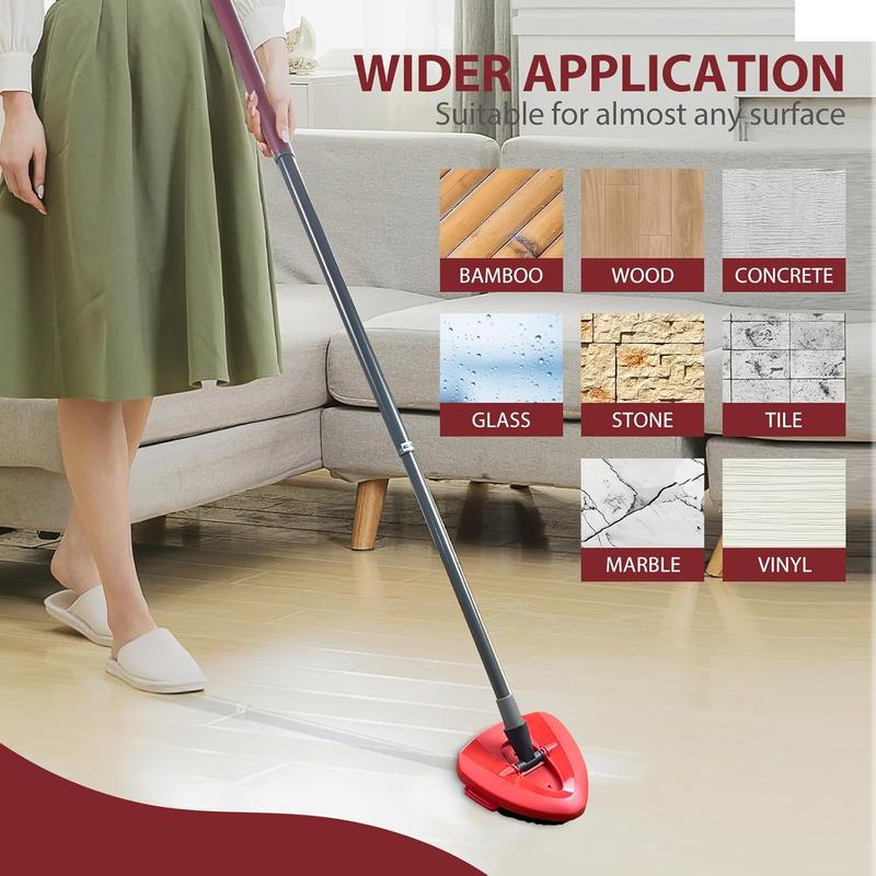 Spin Mop Scrub Brush  for O Cedar EasyWring 1-Tank System, Triangle Stiff Bristle Oceda  Mop  for Bathroom, Kitchen, Bathtub, Tile and Floors