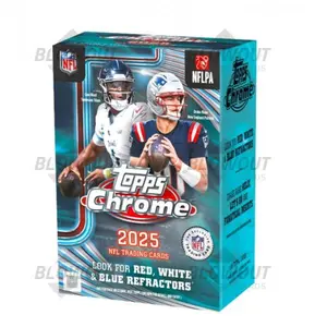 1x 2025 Topps Chrome NFL BLASTER BOX Pick Your Team Winner Take All Box Break