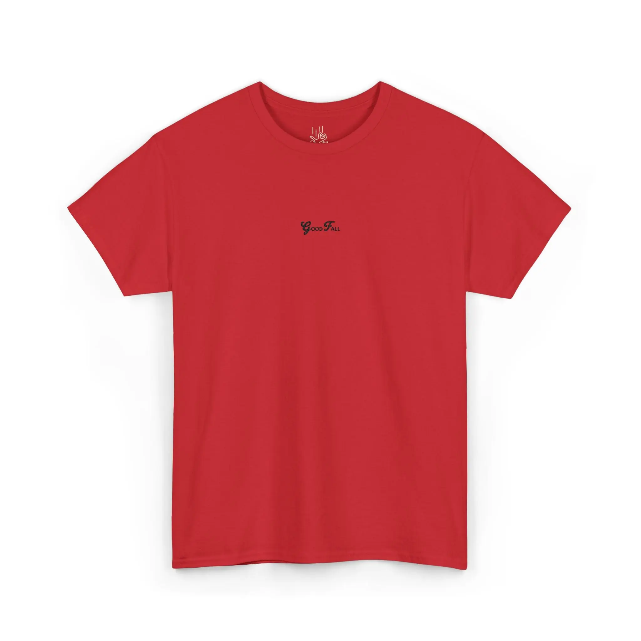 Embroidered Goodfall Logo Tee — Premium Climbing Streetwear Tee | Good Fall Studio