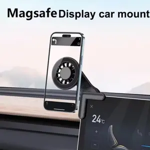 Floating Screen Car Magnetic Phone Mount | Universal Fit for iPhone 11-17 & Android | Works with Tesla, BMW, Mercedes