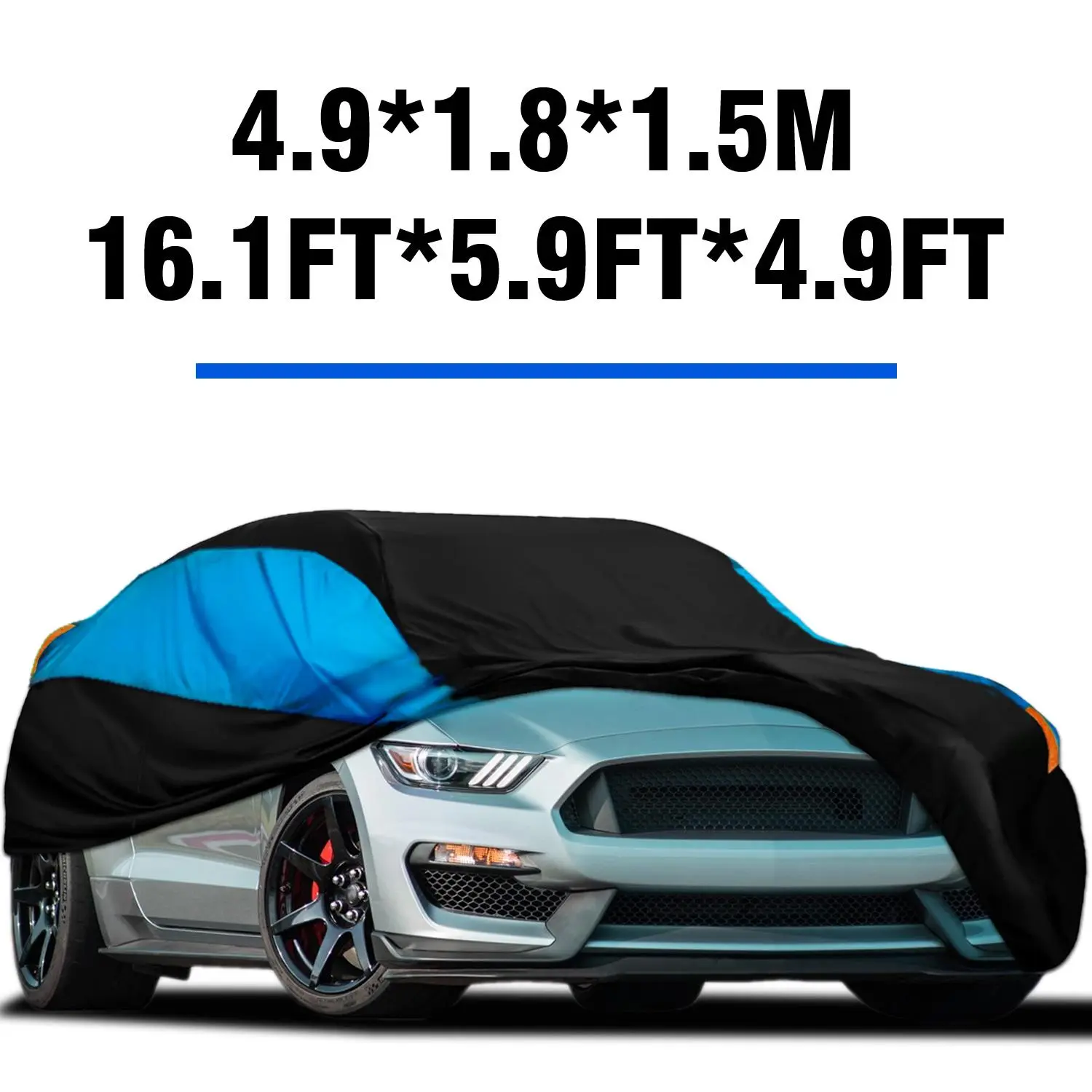 Black-Blue-XL( 16.1*5.9*4.9FT )