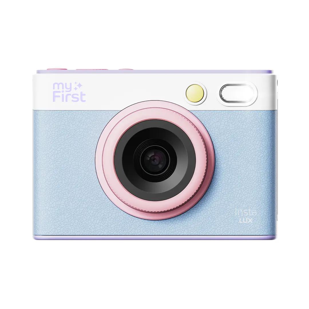 myFirst Insta Lux Instant Print Camera - Safe Plastic, Child-Friendly, Vibrant, Playful, Durable, Wi-Fi Enabled, App-Based Photo Printer Digital Portable Instant Camera for Photography Enthusiasts