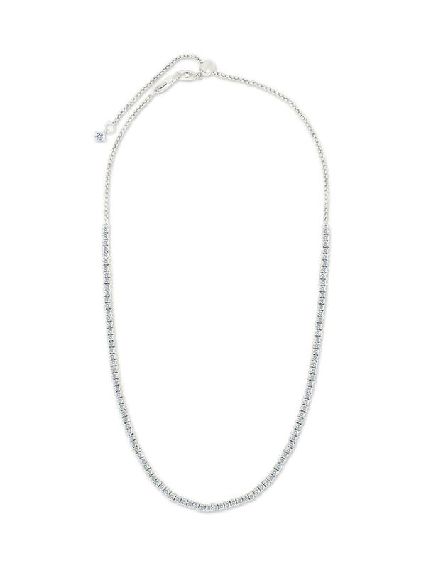 Mirabell Adjustable CZ Tennis Necklace