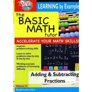 Basic Math Tutor Adding & Subtracting Fractions  [DVD Video Disc]