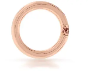 14Kt Rose Gold Filled 22gauge 3mm Closed Jump Ring - 50pcs/pack