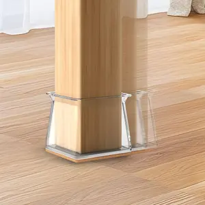 8/16/24-Pack Chair Leg Pads | Heavy Duty Silicone Furniture Protectors | No-Scratch, Noise-Reducing for Hardwood & Tile Floors | Square Felt Sliders for Smooth Gliding | Perfect for Home & Office Furniture 🏡✨#chairlegpads#furnitureprotectors#floorsavers