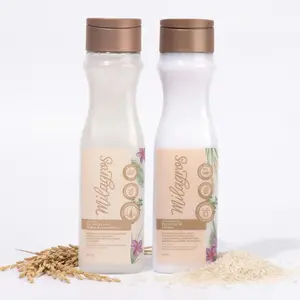 Kit Milagros Capilar Shampoo y Acondicionador de Arroz y Linaza 450ml Haircare Set