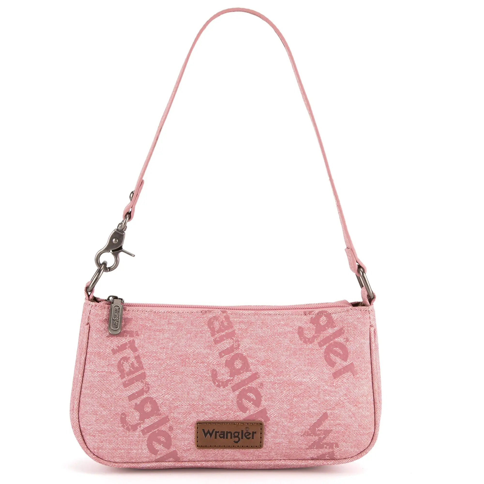 Wrangler Printing Shoulder Bags for Women 90s Retro Hobo Purses Top-Handle Underarm Handbag