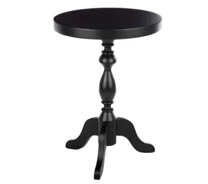Lavish Home Vintage Round Pedestal Accent SideTable