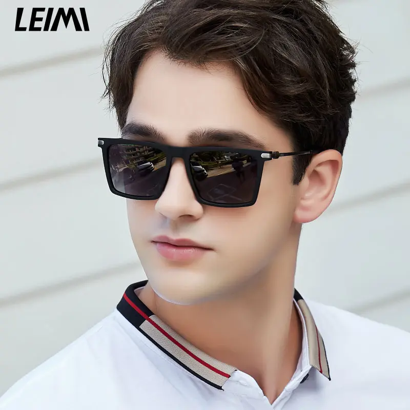 LEIMI Polarized Sunglasses for Men 2026 New Style UV400 Protection Driving & Fishing Glasses with Polarized Lenses for Clear Vision Outdoor Sunglasses