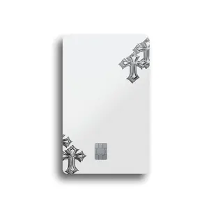 Gothic Crosses Card Skin (WHITE)