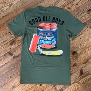 Vienna Sausage Short Sleeve Olive Tee | Good Ole Boys Outdoors