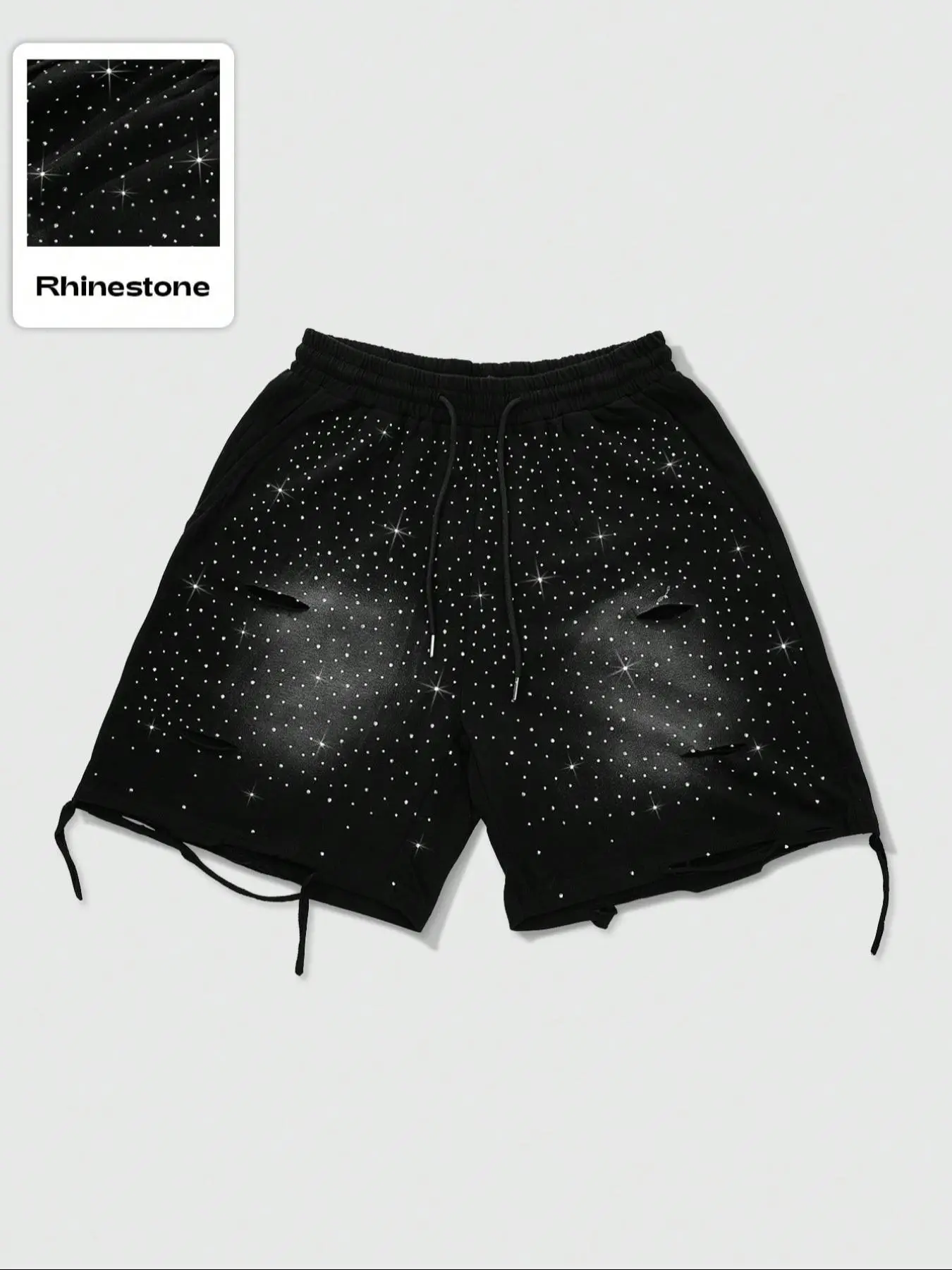 Men's Star Print Drawstring Waist Shorts, Regular Fit Casual Comfy Breathable Shorts for Daily Wear, Men's Sleepwear & Loungewear for Summer