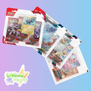 Pokemon TCG Scarlet & Violet Era Choose-Your-Own 3 Booster Pack Blister (151, Black Bolt, White Flare, S&V Base, Paldea Evolved, Obsidian Flames, Paradox Rift, Temporal Forces, Twilight Masquerade, Stellar Crown, Journey Together, Destined Rivals)