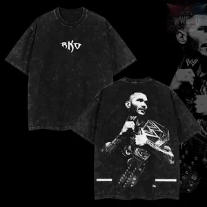 Retro Vintage Limited Edition Culture Kings X WWE Randy Orton - WWE Unisex Tee Clothes Cotton Menswear Soft Unisex T-Shirt Top Apparel