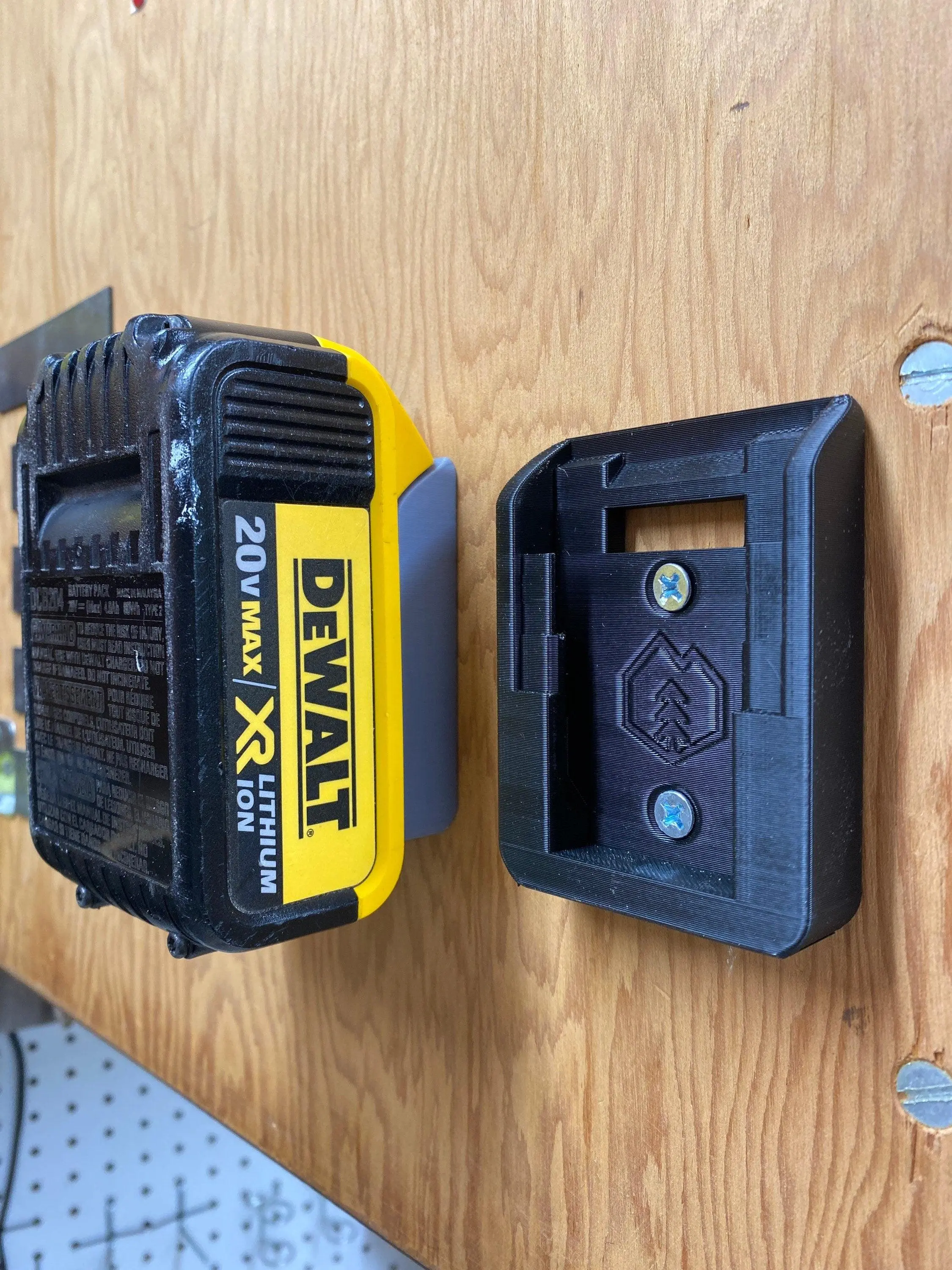 DEWALT 20V Battery Holder | Tool Storage Organizer | Workshop Organization | Clutter-Free Workspace