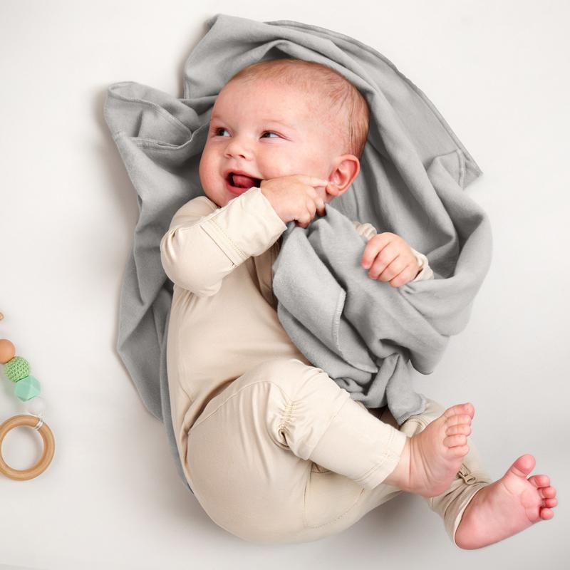 Bare Home 100% Cotton Flannel Receiving Blanket – 6-Pack