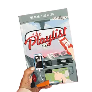 The Playlist Discreet Cover, a spicy friends to lovers roadtrip romance novel, signed by the author with swag