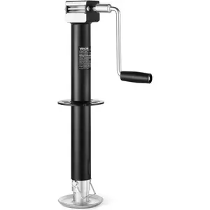 5000 lbs A-Frame Trailer Jack, 15-Inch Vertical Travel, Trailer Lift Jack with Adjustable 7-Level Drop Leg & Drill Socket, Cordless Drill Compatible, Suitable for RV, Utility, Yacht Trailers