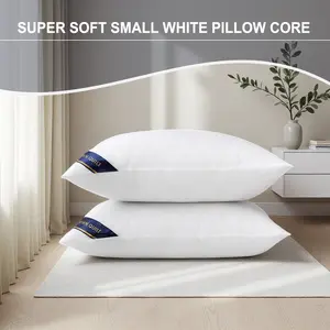 Little White Pillow Simple White Pillow Little White Pillow - Soft & Breathable for Daily Use Pure White Pillow  Minimal White Pillow