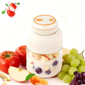 Portable Home Juicer, 44 oz, USB Rechargeable Juicing Cup, Multi-functional Juicer, suitable for portable, easy-to-clean use in various scenarios such as outdoors, fitness, travel, kitchen, and smart living. Makes smoothies, creams, and low-fat foods.