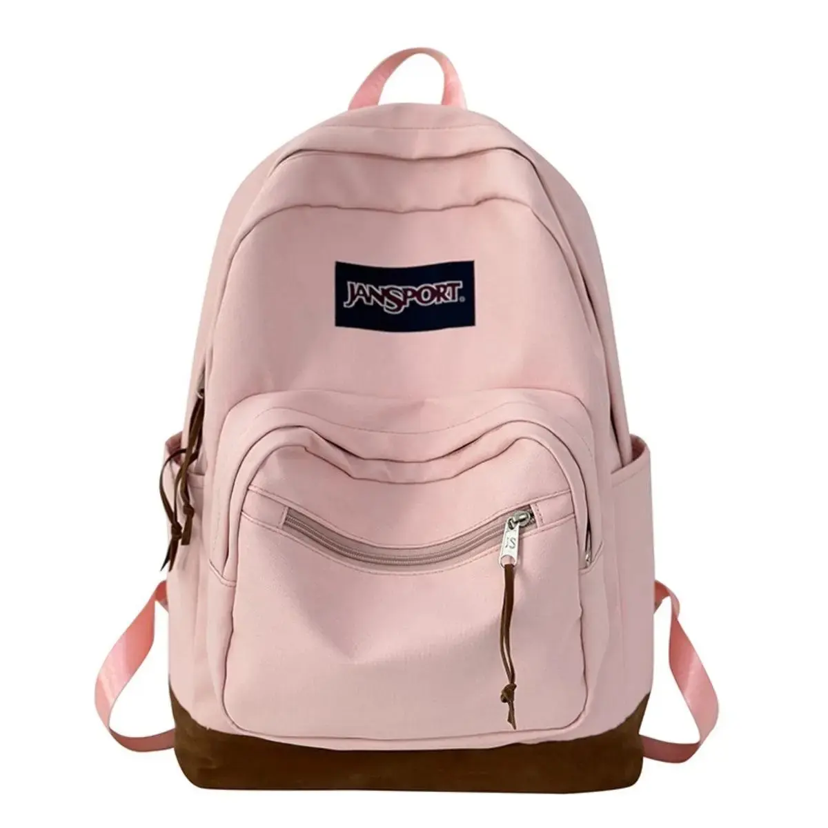 Men's Casual Backpack with 15-in Laptop Compartment, Fabric Body, Large Size, JanSport Retro Pink Design, Suede Reinforced Bottom, Padded Ergonomic Straps, School Supplies Student Bookbag, Backpack With Laptop Compartment, Laptop Sleeve