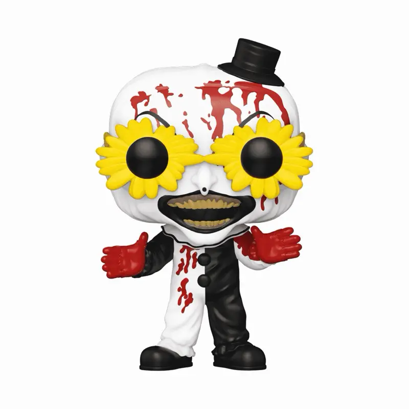 Funko Horror Vinyl Collectible Figure - Art the Clown with Glasses, Bloody Chase Variant (Item #1593) for Display