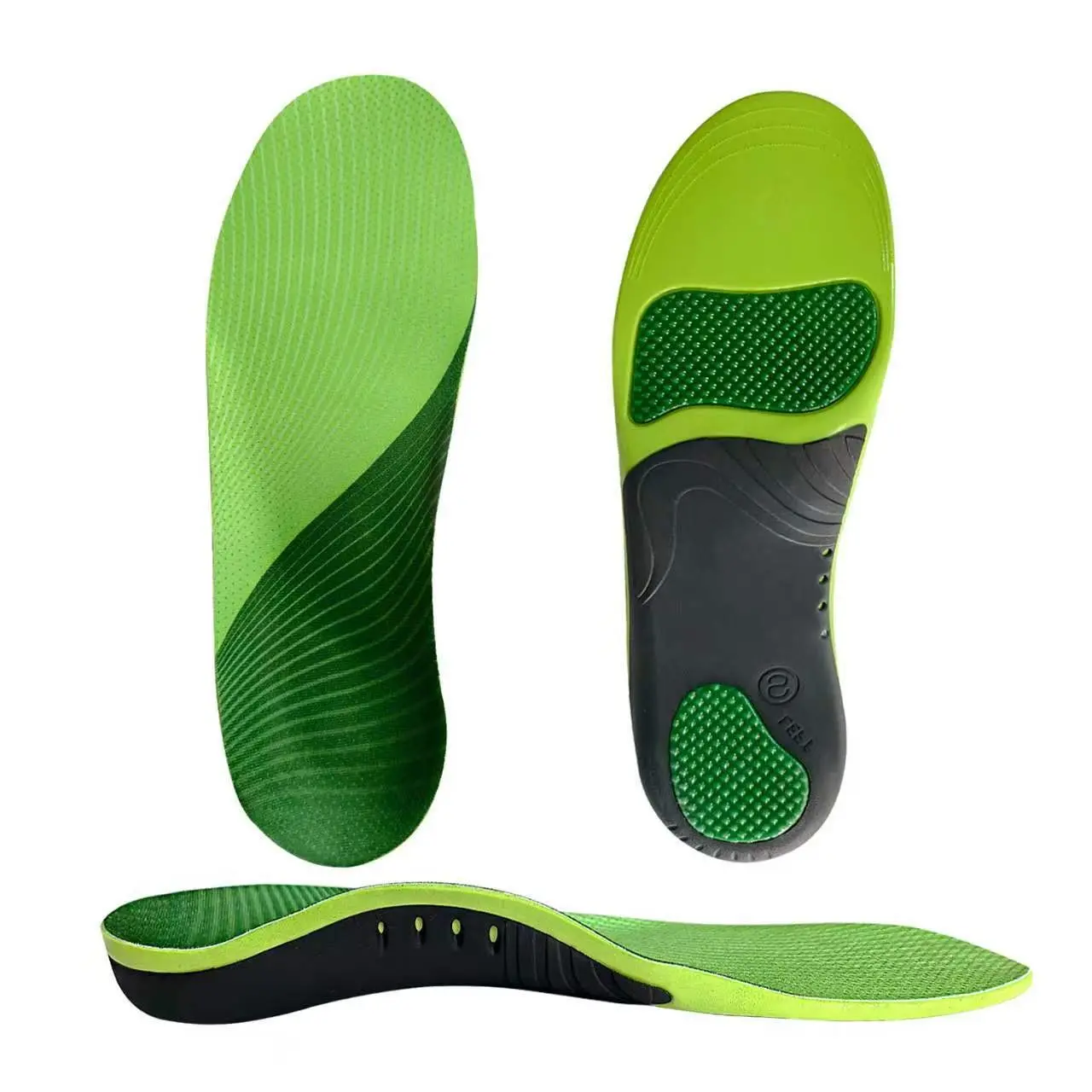 Orthotic Insoles, Extra Large, over 200 Lbs, Wide Fit, Shock Absorption, Arch Support, Pressure Distribution, Custom Fit, Work Boots