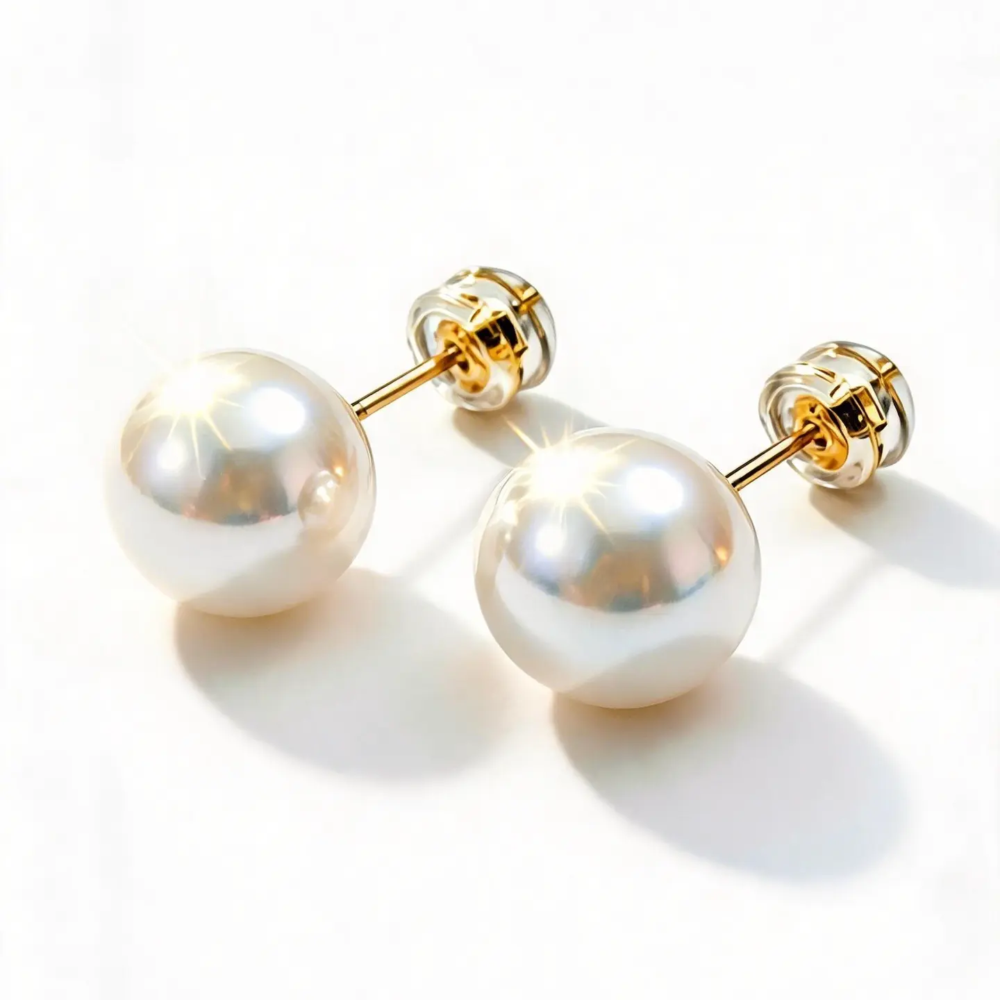 Pearl Earring Minimalist Pearl Earrings, Hypoallergenic Copper Accessories for Women, Unisex Casual Chic Huggie Stud Accessories, Daily Wear Jewelry Ideal Womens Gifts