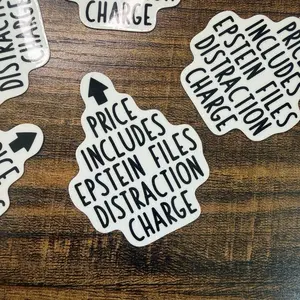 Funny Price Gas Vinyl Sticker Packs 2 Inches Each