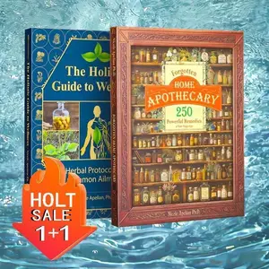 2026 Forgotten Home Apothecary: 250 Powerful Natural Herbal Remedies Book, Vintage Home Pharmacy Guide by Dr. Nicole Apelian, Full Color Illustrated Holistic Wellness Recipes for Family, Off-Grid & Emergency Home Healing