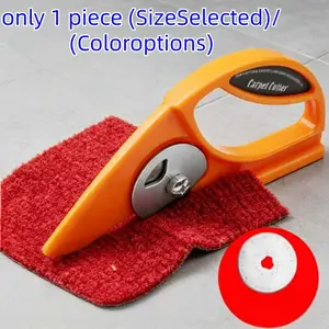 Circular Roller Cutter, Multi-Functional Carpet Trimmer, Universal Cutting Tool, Versatile Rolling Knife for Various Cuts
