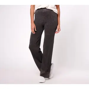 Barefoot Dreams Petite CozyChic Ultra Lite Heather Stripe Rib Pant