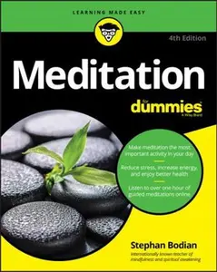 USED-Meditation for Dummies by Bodian, Stephan (Paperback)